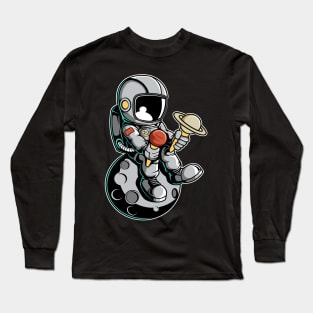 Astronaut Ice Cream Long Sleeve T-Shirt